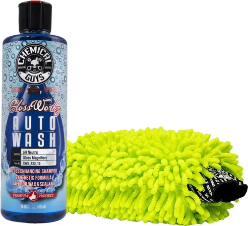 Vista 12 de Chemical Guys CWS_133_16 - Jabón de lavado de auto con potenciador de brillo Glossworkz