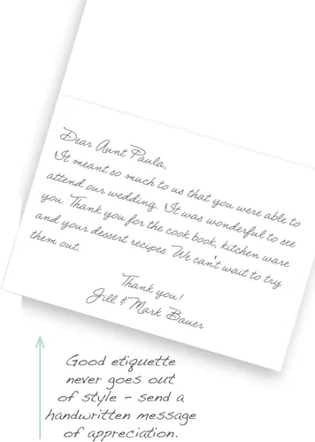 Vista 3 de Hortense B. Hewitt 25 tarjetas de agradecimiento para despedida de soltera, 4.8 x 3.3 pulgadas, floral botánico (55169)