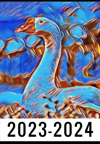 2-Year 2023-2024 Pocket Planner Goose Monthly Calendar & Agenda Organizer, Monthly Appointment Book, Jan 2023 Dec 2024 Personal Time Management, ...