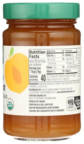 Vista 2 de 365 by Whole Foods Market, Crema orgánica de fruta de albaricoque, 17 onzas
