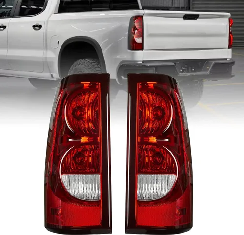Vista 9 de WonVon Luces traseras LED compatibles con Chevy Silverado 1500 2007-2013 2007-2014 Silverado 2500 HD/3500 HD, lámpara de luz trasera de tubo LED