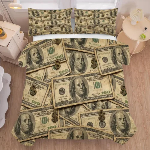 Vista 17 de American Flag Lion Bedding Set Full/Queen Animals Print Comforter for Men Boys Bedroom Quilt Bed Set 1 Comforter 2 Pillowcases