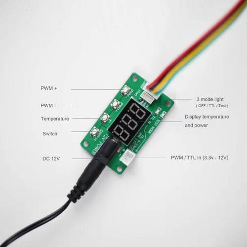 Vista 2 de NEJE Probador de módulo láser digital PWM pulso de onda 0.01%-100% salida, 0%-100% de entrada, 0Hz-20KHz VPP 3.3V-12V Generador de señal digital