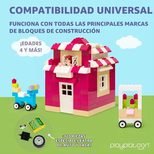 Vista 5 de Play Platoon Kit de ladrillos de construcción de 1120 piezas