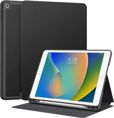 Vista 18 de Supveco Funda para iPad de 9ª/8ª/7ª Generación 10.2 pulgadas (Modelo 2021/2020/2019) con Soporte para Lápiz, Funda Folio Premium con Soporte