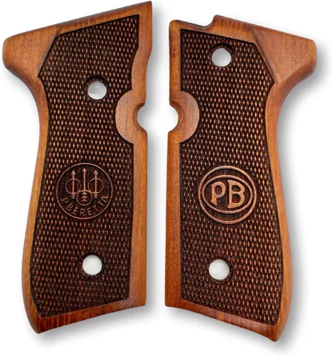Vista 30 de para Beretta 92 y Serie M9 – Empuñaduras de pistola de madera personalizadas, accesorios compatibles con 92FS, 92F, 92A1, M9A1, 96, Centurion