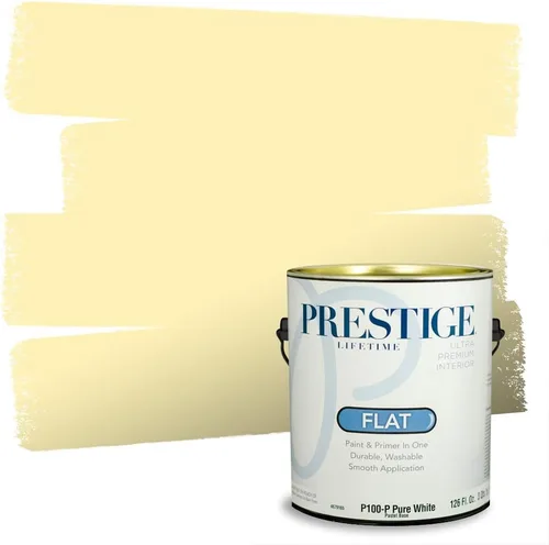 Vista 178 de PRESTIGE Pinturas de pintura exterior e imprimación en uno, 1 galón, plano, combinación comparable de Benjamin Moore* Pila de heno