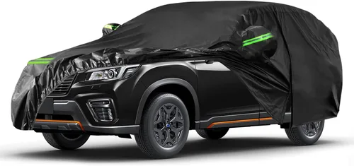 Vista 12 de Fundas impermeables para automóvil de repuesto para Subaru Ascent 2019-2025, 6 capas para todo clima, cubierta de automóvil de ajuste personalizado