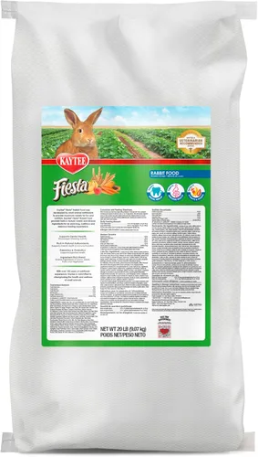 Vista 15 de Kaytee Fiesta Comida para Conejos, mezcla nutritiva y divertida, apoya la salud dental y la digestión, 3.5 libras