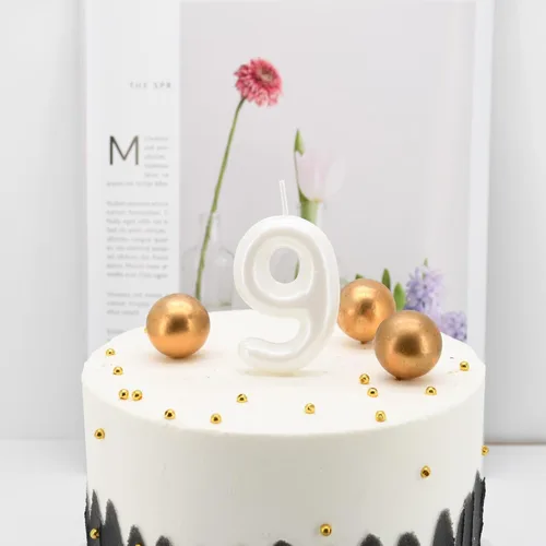 Vista 38 de DERVENTA Vela con números de 2.36 pulgadas, decoración perfecta para cumpleaños, brunch, postre, pastel, 1 pieza (número 0 rosa)