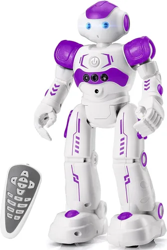 Vista 12 de KingsDragon - Robot RC, juguetes para niños, gestos y detección programable, robot inteligente a control remoto para niños de 3 a 8 años, regalo