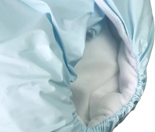Vista 3 de ABDLAdult Incontinence AIO - Pañales de PVC (S-M, azul bebé)
