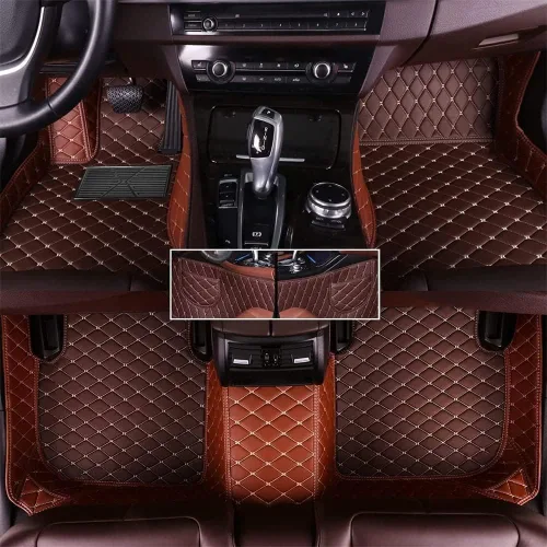 Vista 48 de Alfombrillas personalizadas para el piso del automóvil para el 99 % de los modelos de automóviles de lujo, impermeables, antideslizantes, cobertura