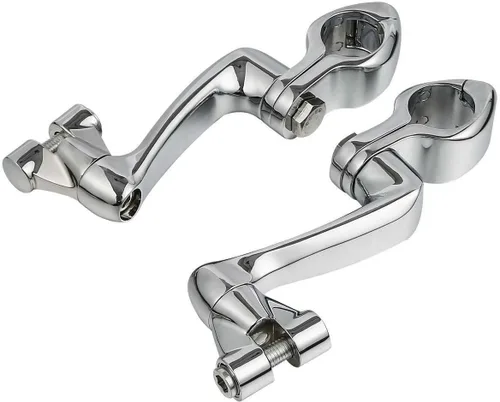Vista 2 de TCMT Kit de montaje de clavijas de pie de carretera ajustables 360 para Harley Touring Road King Street Glide Road Glide Electra Glide Softail