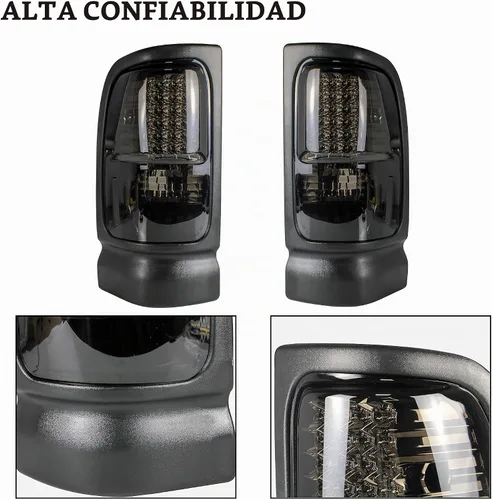 Vista 3 de Luces traseras LED para RAM 1500 1994-2001, luces traseras LED negras ahumadas para Dodge RAM 1500/2500 / 3500 1994 1995 1996 1997 1998 1999 2001