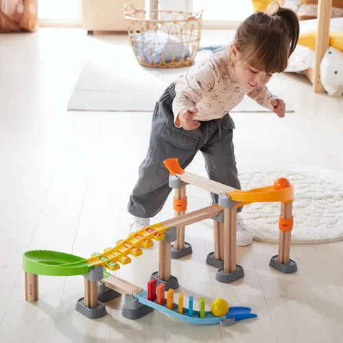 Vista 8 de HABA Kullerbu Melody Dominoes Ball Track Play Set