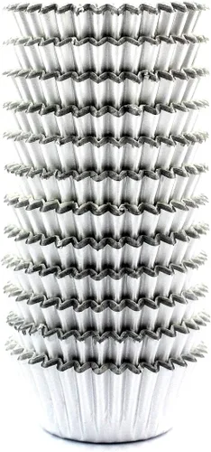 Vista 8 de Eoonfirst Mini Foil Cupcake Liners Muffin Paper Baking Cups 300 Pcs (negro)