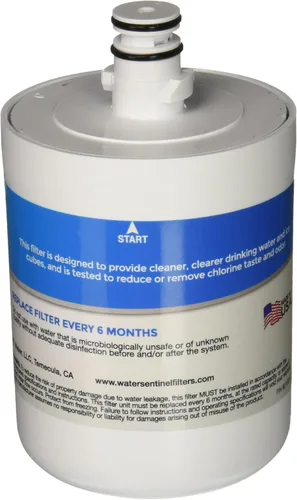 Vista 2 de WaterSentinel Filtro de repuesto para refrigerador WSL-1: se adapta a filtros LT-500P, blanco