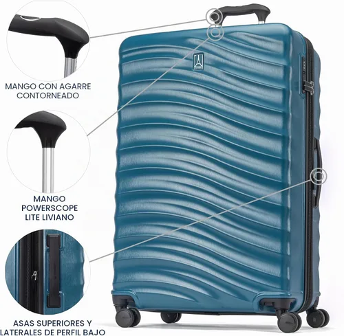Vista 2 de Travelpro Maxlite Air V2 Equipaje rígido expandible, Verde azulado