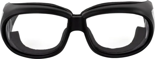 Vista 2 de Birdz Gafas de golondrina de espuma acolchada para motocicleta, 2 pares, marco negro, lente transparente/humo