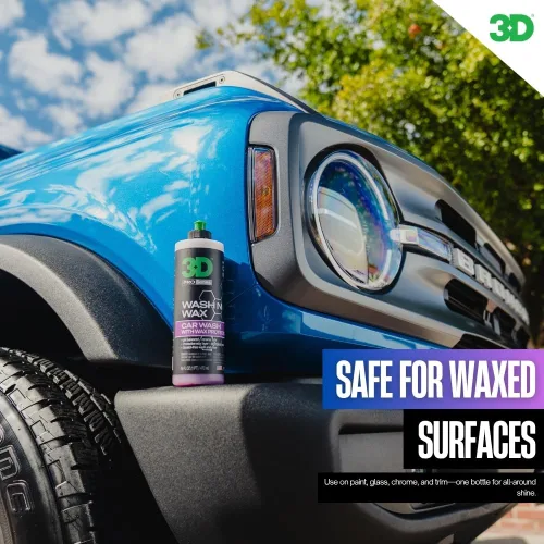 Vista 8 de 3D Wash N Wax Jabón de lavado de autos – pH equilibrado, fácil de enjuagar, jabón libre de arañazos con protección de cera – 16 onzas