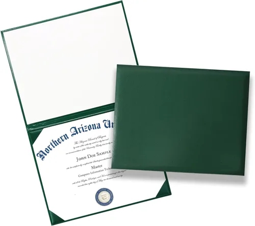 Vista 38 de Funda para diploma de 8.5 x 11 pulgadas, apertura vertical, cubierta para certificado de graduación, cubierta acolchada de cuero liso, tamaño carta