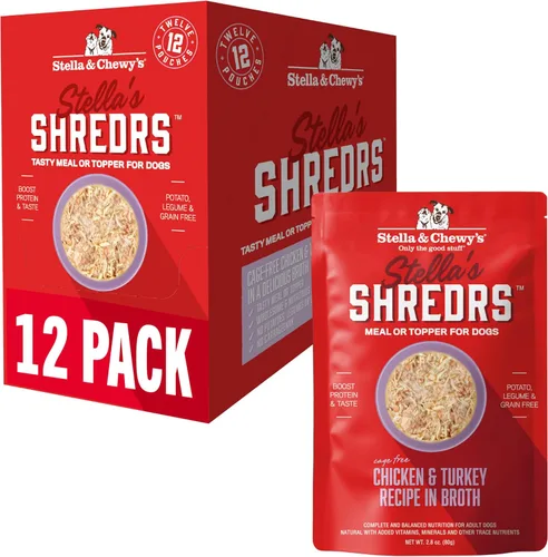 Vista 9 de Stella & Chewy's Tiras de Carne de Res Alimentada con Pasto y Pollo - Bolsas de Comida Premium para Perros - Perfectas Para Comedores Exigentes