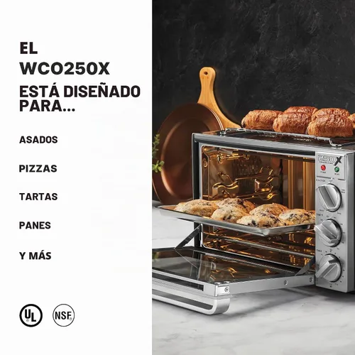 Vista 3 de Waring Horno de convección con capacidad de sartén de tamaño medio