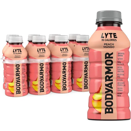 Vista 12 de BODYARMOR LYTE, Dragonfruit Berry, bebida electrolítica, 20 calorías, botellas de 16 onzas líquidas (paquete de 6), bebida deportiva de agua