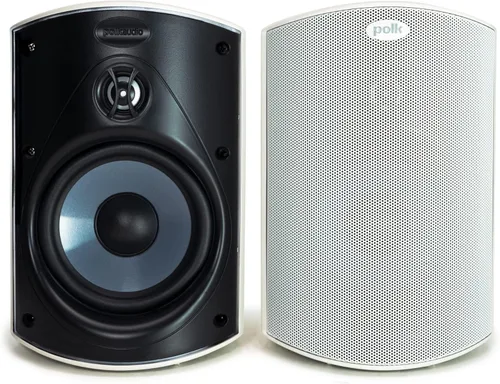 Vista 9 de Polk Audio Atrium 8 Altavoz para exteriores con potentes graves (cada uno, negro), durabilidad para todo tipo de clima, amplia cobertura de sonido