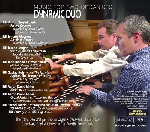 Vista 2 de Dúo dinámico música para dos organistas