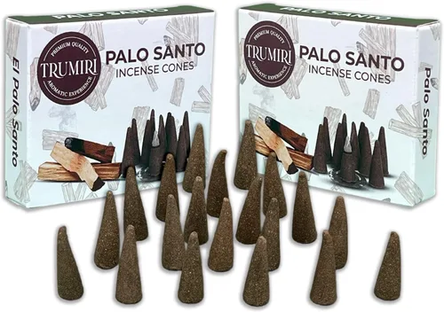 Vista 9 de TRUMIRI Incienso ámbar – Paquete de 20 conos (2 x 10) – Incienso de cono perfumado