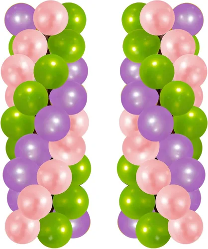 100 globos gruesos de 12 pulgadas, 11.29 oz para baby shower, cumpleaños, boda, revelación de género, decoración de fiesta de compromiso, rosa
