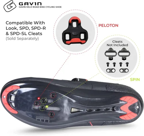 Vista 2 de Gavin Velo Road Bike - Tenis de ciclismo