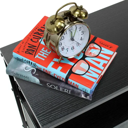 Vista 5 de Sorbus Mueble Cómoda para TV con 2 Cajones - Soporte Elevador de Televisión con Almacenamiento - Mueble para Dormitorio, Sala de Estar, Armario