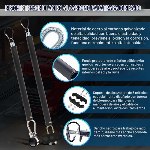 Vista 6 de Kit de línea de aire semi camión de 15 pies, líneas de aire 3 en 1