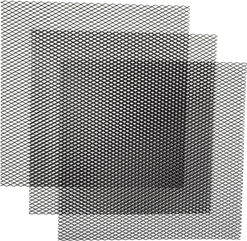 Vista 32 de AggAuto Malla universal para parrilla de coche de 40"x13" - 100x33cm de acero inoxidable recubierto de PVC, inserto de pantalla de rejilla