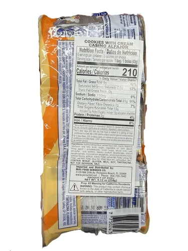 Vista 3 de VICTORIA Casino Galleta de Vainilla Sabor Alfajor 258 grs. - Galletas de Vainilla Rellenas de Crema Alfajor 9.1oz