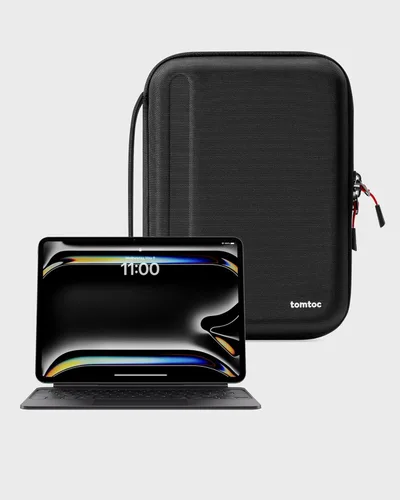 Vista 8 de tomtoc Funda tipo cartera para iPad Pro M5/M4 de 11 pulgadas 2025 y iPad Air M2 2024, iPad (A16), funda de transporte y almacenamiento
