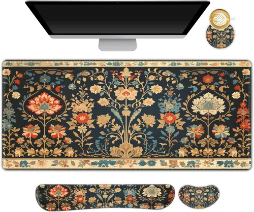 Vista 11 de ArtSo - Reposamuñecas mejorado para el teclado y la alfombrilla del mouse, almohadilla de gel ergonómica con base de goma antideslizante