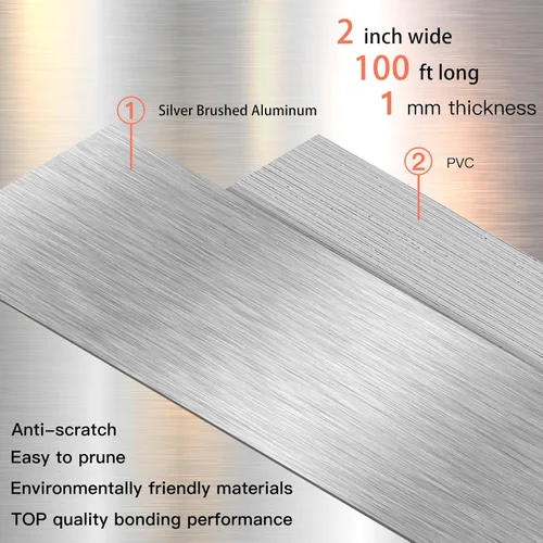 Vista 62 de GSCIT Club Bandas de borde de roble, rollo de 1 pulgada x 10 pies de bandas de borde de chapa - Cinta de madera real flexible previamente pegada