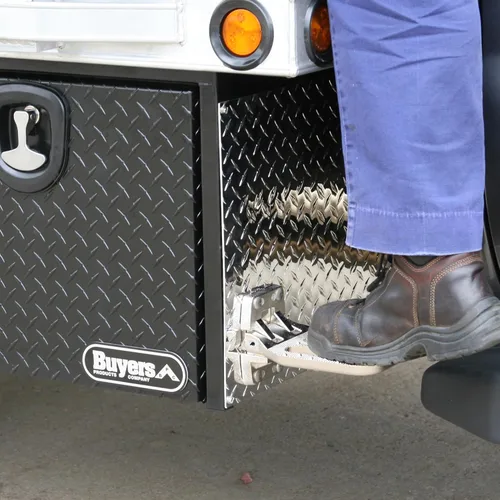 Vista 3 de Buyers Products FS2797CH escalera plegable (escalera plegable con Junta de Plástico)