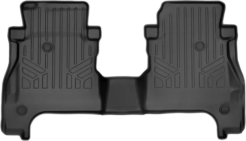 Vista 10 de MAXLINER - Juego de alfombrillas negras para todo tipo de clima, ajuste personalizado, de 2 filas, compatible con Jeep Gladiator 2020-2021