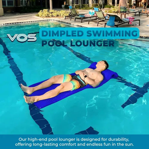 Vista 2 de VOS Infinity Lounger Effusion Float for Adults and Kids, Ultra Buoyant Water Floats for Pools, Beaches, Lakes, Water Parks