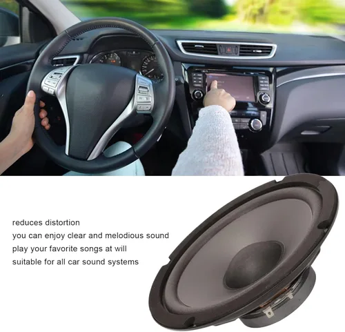 Vista 2 de ASHATA Subwoofer para automóvil de 600 vatios, altavoces de coche de 6 pulgadas, altavoz de subwoofer para automóvil de 4 ohmios, altavoces