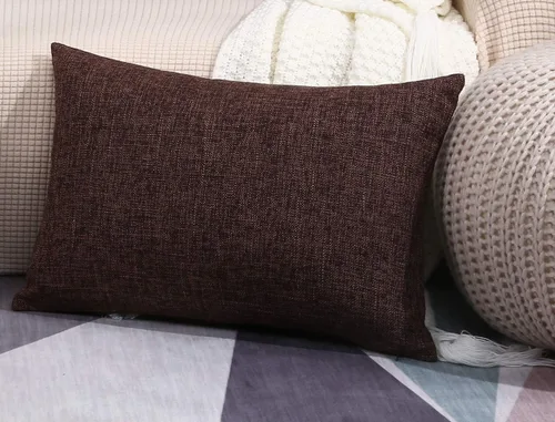 Vista 33 de TangDepot Funda de cojín de lino sintético con forro pesado, funda de almohada, fundas de almohada decorativas, para interiores y exteriores, funda