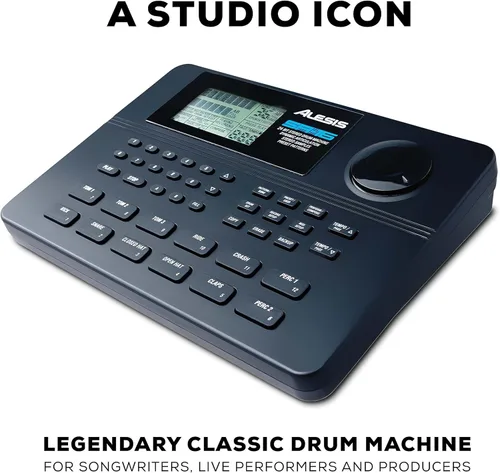 Vista 3 de Alesis Máquina de tambor SR-16 + paquete de pedal de sustento ASP-1 MKII