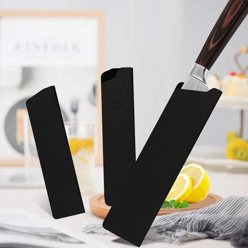 Vista 7 de XYJ Juego de 3 fundas universales de ABS para cuchillos de chef de 8 pulgadas (cuchillos no incluidos)