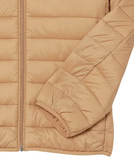 Vista 10 de Tienda Essentials Men's Lightweight Water-Resistant Packable Hooded Puffer Jacket