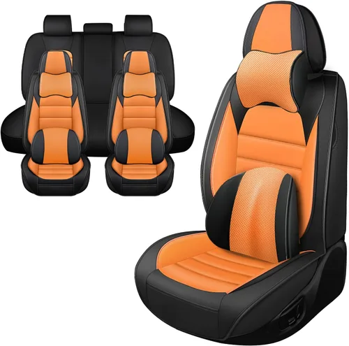 Vista 20 de Fundas de asiento de automóvil para RAM 1500 Classic 2019-2023, funda de asiento de piel sintética impermeable, suave, transpirable, con bolsillos